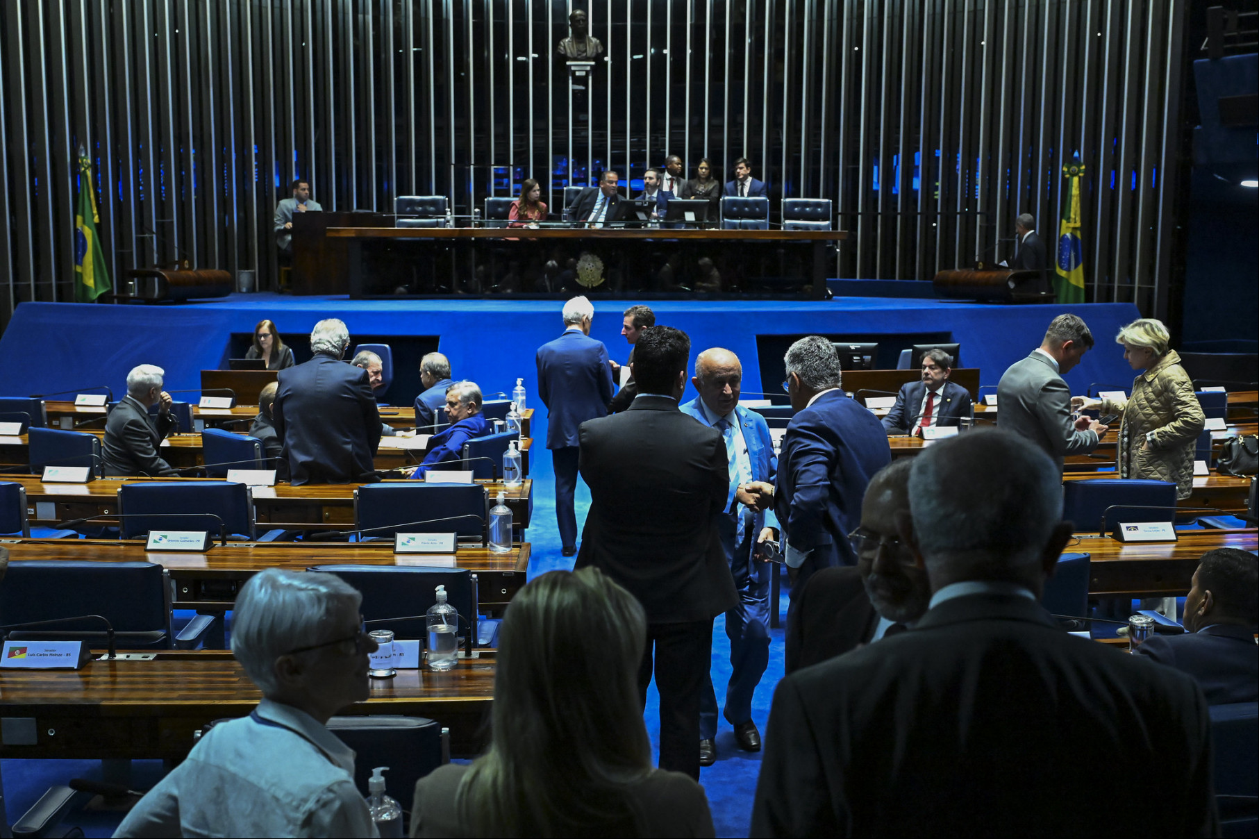 Plenário do Senado Federal durante sessão deliberativa ordinária