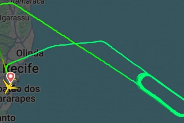 Foto: Flightradar24/Reprodução
